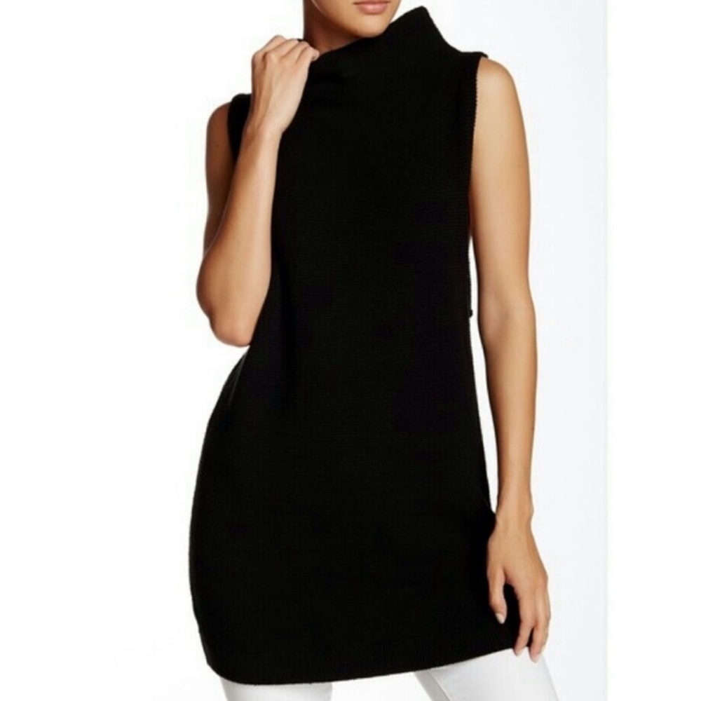 Free People Isla Ottoman Tunic Black